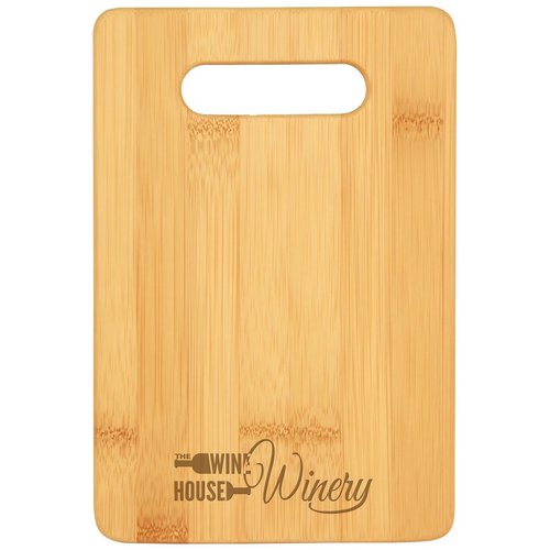 9&quot; x 6&quot; Bamboo Bar Cutting Board With Handle