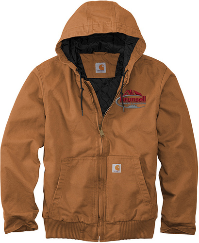 Carhartt Washed Duck Active Jacket with Design